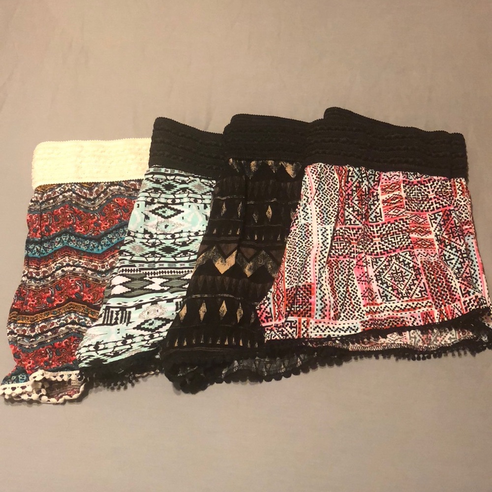 Boho shorts bundle!